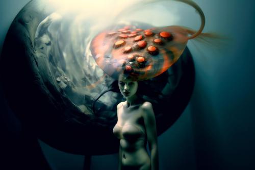 fafione2 an artist standing next to a giant snail with a hat in 40dc6255-5d18-454e-b08f-0bb80f01b6f2-gigapixel-hq-scale-4 00x@05x
